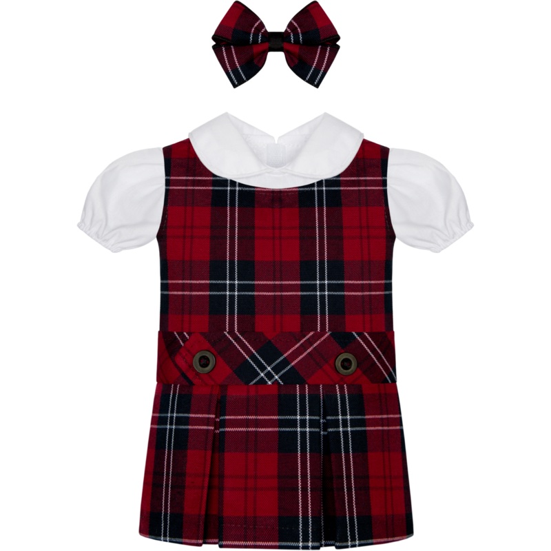Jumper Dress Doll Outfit|326 – Ramsey Plaid