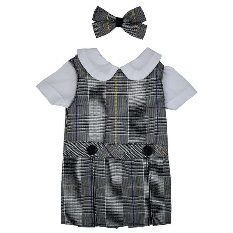 Jumper Dress Doll Outfit|334 – Kinkaid Plaid