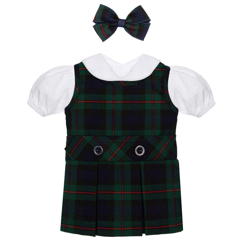 Jumper Dress Doll Outfit|340 – L Plaid