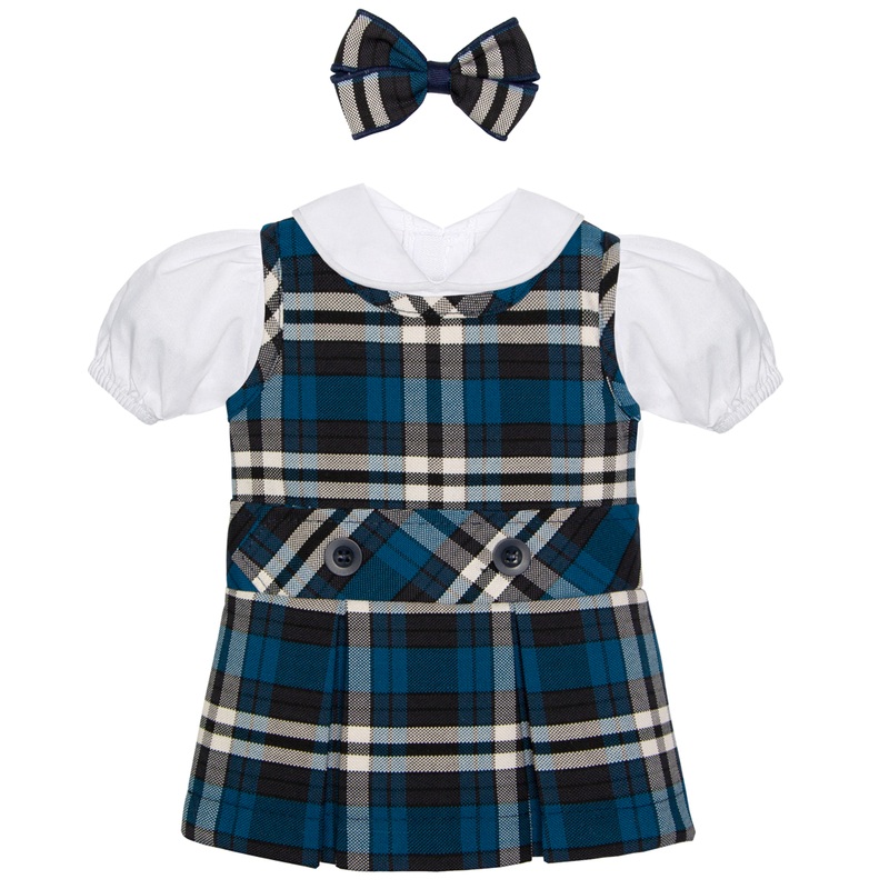 Jumper Dress Doll Outfit|555 – Rampart Plaid