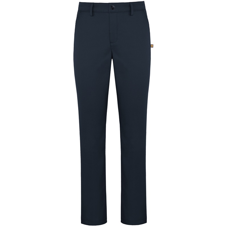 Mid-Rise Stretch Twill Tapered Leg Pants