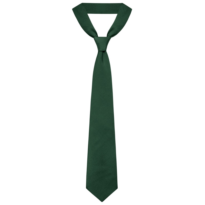 Traditional Necktie|036 – Hunter Green|Size Range – 44|Size Range – 48|Size Range – 54|Size Range – 57