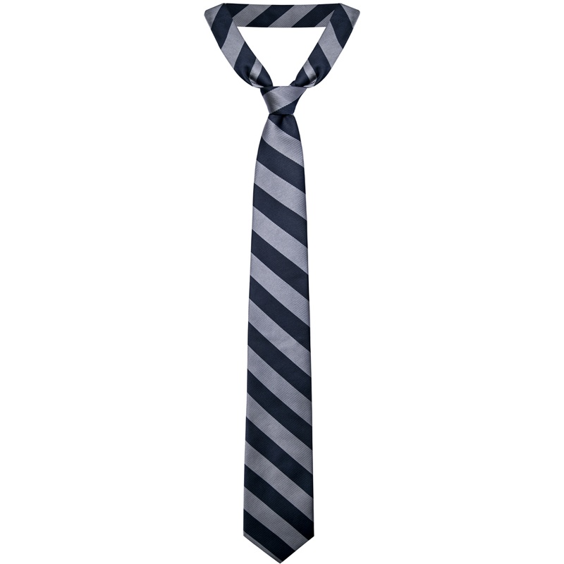 Traditional Necktie|184 – Navy-Dark Grey|Size Range – 48|Size Range – 54|Size Range – 57