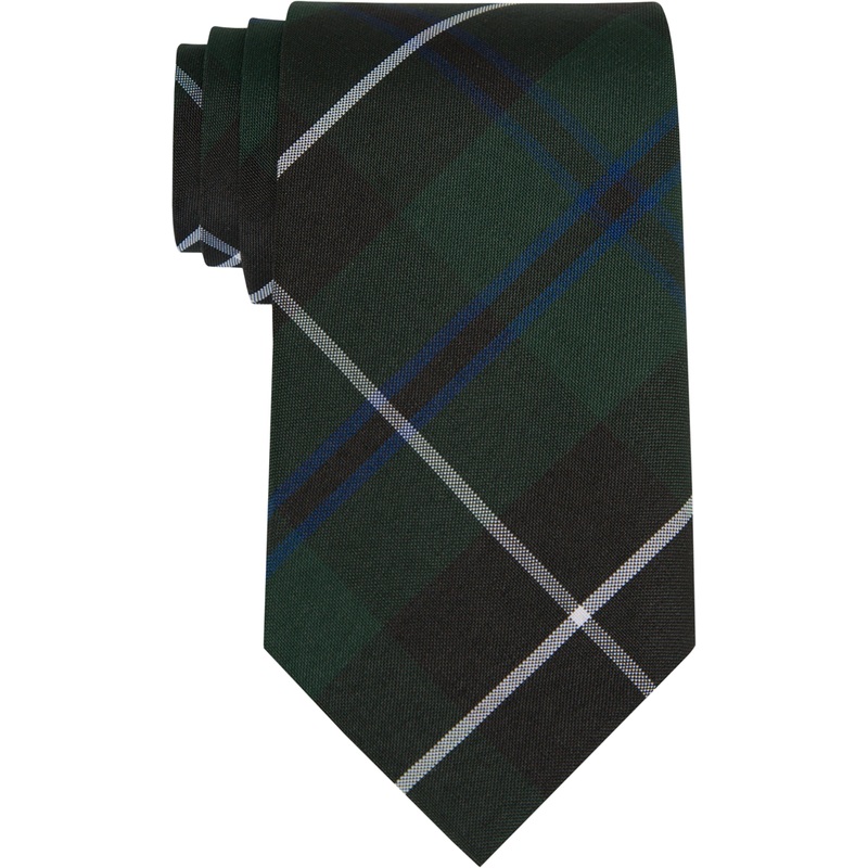 Traditional Necktie|245 – Columbia Plaid|Size Range – 44|Size Range – 48|Size Range – 54|Size Range – 57