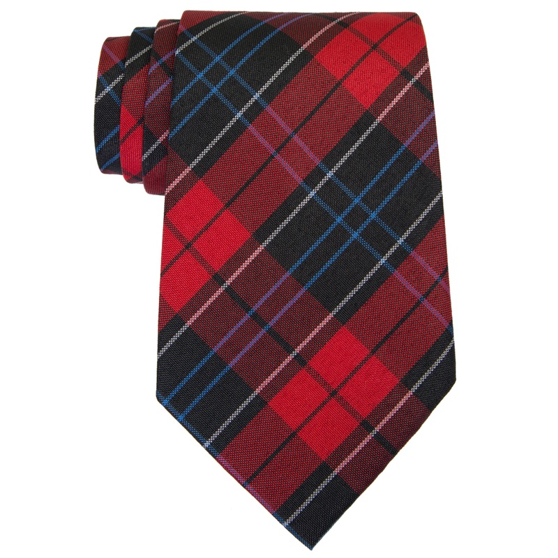 Traditional Necktie|730 – Woodland Plaid|Size Range – 44|Size Range – 48|Size Range – 54|Size Range – 57