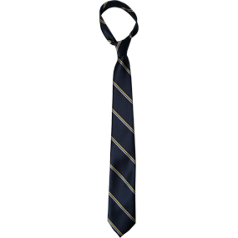 Traditional Necktie|842 – Navy-Gold-White|Size Range – 44|Size Range – 48|Size Range – 54|Size Range – 57