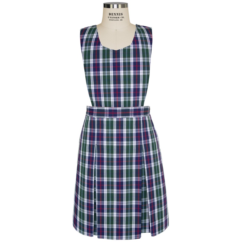 Bib Front Box Pleat Jumper|246 – Conway Plaid|Youth – G3 Girls  Size 3|Youth – G4 Girls  Size 4|Youth – G5 Girls  Size 5|Youth – G6 Girls  Size 6|Youth – G7 Girls  Size 7|Youth – G8 Girls  Size 8|Youth – G10 Girls  Size 10|Youth – G12 Girls  Size 12|Youth