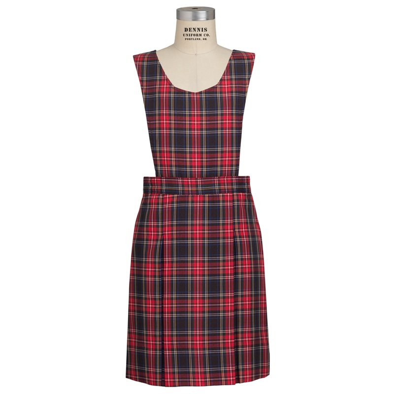 Bib Front Box Pleat Jumper|420 – Macbeth Plaid|Youth – G3 Girls  Size 3|Youth – G4 Girls  Size 4|Youth – G5 Girls  Size 5|Youth – G6 Girls  Size 6|Youth – G7 Girls  Size 7|Youth – G8 Girls  Size 8|Youth – G10 Girls  Size 10|Youth – G12 Girls  Size 12|Yout