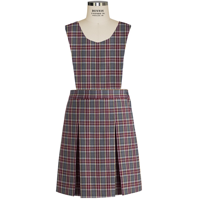 Bib Front Box Pleat Jumper|540 – MM Plaid|Youth – G3 Girls  Size 3|Youth – G4 Girls  Size 4|Youth – G5 Girls  Size 5|Youth – G6 Girls  Size 6|Youth – G7 Girls  Size 7|Youth – G8 Girls  Size 8|Youth – G10 Girls  Size 10|Youth – G12 Girls  Size 12|Youth – G