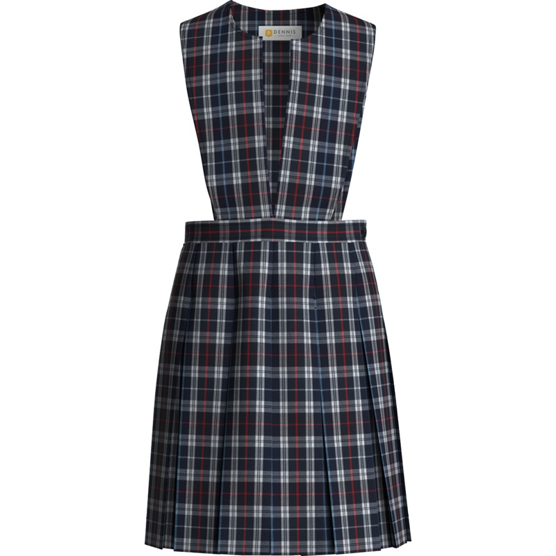 Scoop Neck Split Front Jumper|044 – Wallingford-20 Plaid|Toddler – G2 Girls  Size 2|Youth – G3 Girls  Size 3|Youth – G4 Girls  Size 4|Youth – G5 Girls  Size 5|Youth – G6 Girls  Size 6|Youth – G7 Girls  Size 7|Youth – G8 Girls  Size 8|Youth – G10 Girls  Si