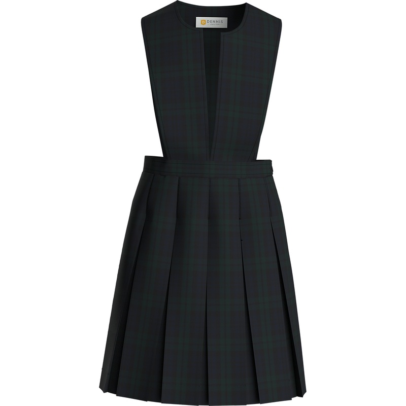 Scoop Neck Split Front Jumper|185 – Blackwatch Plaid|Toddler – G2 Girls  Size 2|Youth – G3 Girls  Size 3|Youth – G4 Girls  Size 4|Youth – G5 Girls  Size 5|Youth – G6 Girls  Size 6|Youth – G7 Girls  Size 7|Youth – G8 Girls  Size 8|Youth – G10 Girls  Size 1