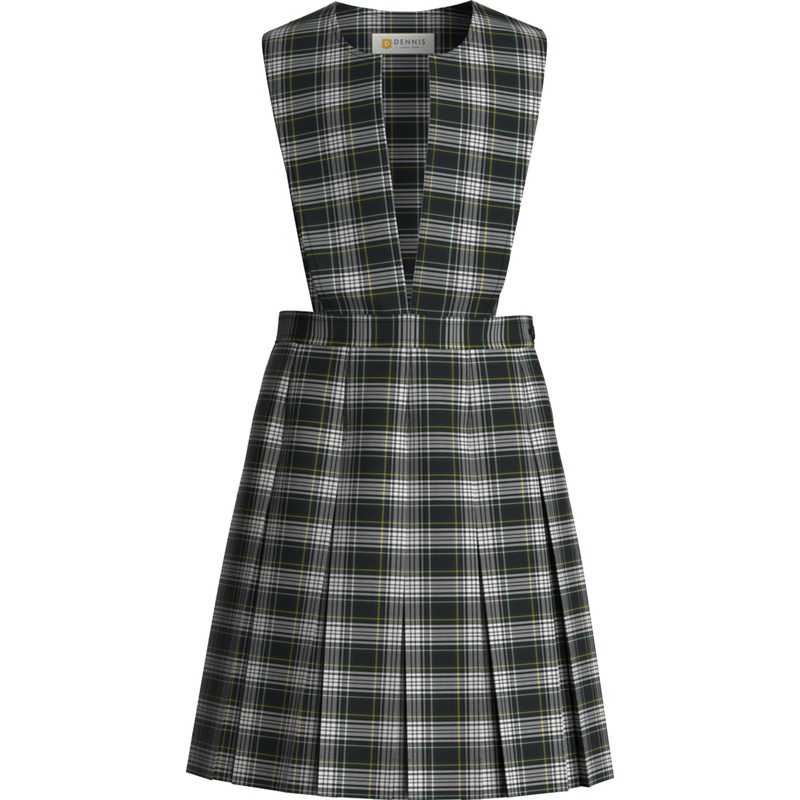 Scoop Neck Split Front Jumper|215 – Campbell Plaid|Toddler – G2 Girls  Size 2|Youth – G3 Girls  Size 3|Youth – G4 Girls  Size 4|Youth – G5 Girls  Size 5|Youth – G6 Girls  Size 6|Youth – G7 Girls  Size 7|Youth – G8 Girls  Size 8|Youth – G10 Girls  Size 10|