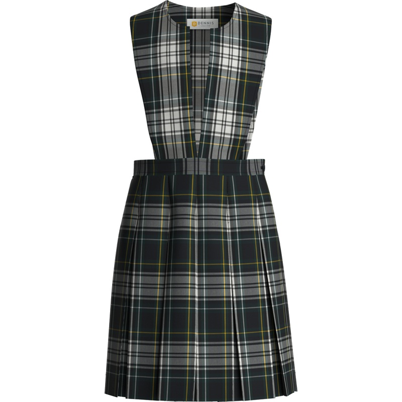 Scoop Neck Split Front Jumper|220 – Carden Plaid|Toddler – G2 Girls  Size 2|Youth – G3 Girls  Size 3|Youth – G4 Girls  Size 4|Youth – G5 Girls  Size 5|Youth – G6 Girls  Size 6|Youth – G7 Girls  Size 7|Youth – G8 Girls  Size 8|Youth – G10 Girls  Size 10|Yo