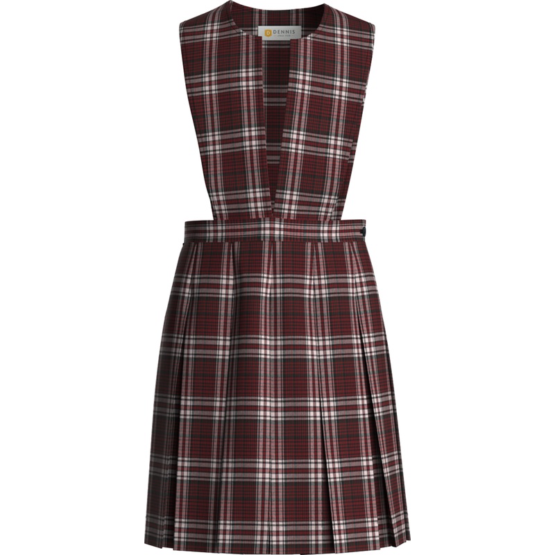 Scoop Neck Split Front Jumper|224 – Charleston Plaid|Toddler – G2 Girls  Size 2|Youth – G3 Girls  Size 3|Youth – G4 Girls  Size 4|Youth – G5 Girls  Size 5|Youth – G6 Girls  Size 6|Youth – G7 Girls  Size 7|Youth – G8 Girls  Size 8|Youth – G10 Girls  Size 1