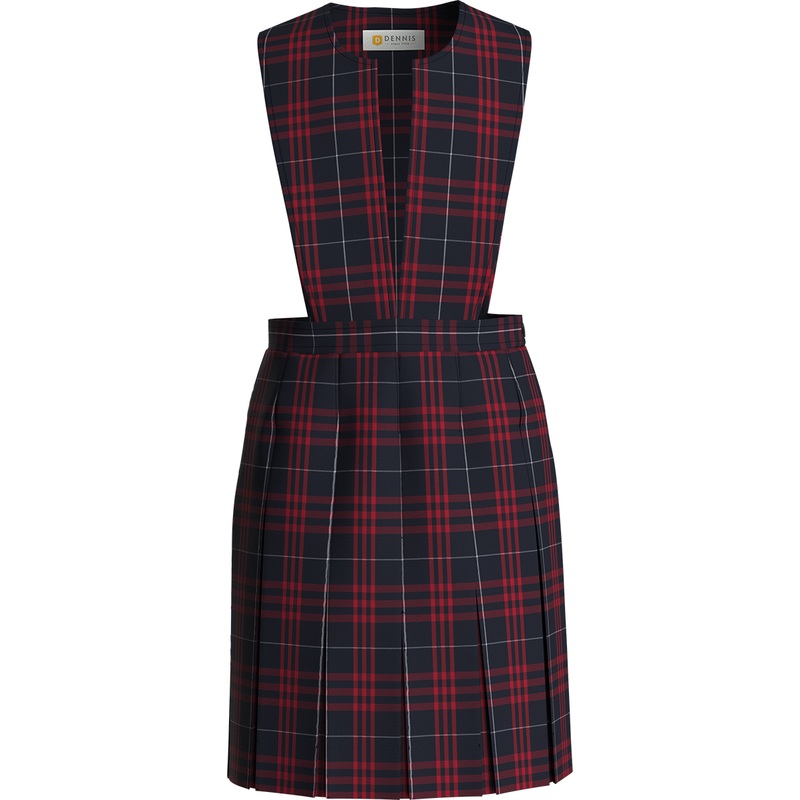 Scoop Neck Split Front Jumper|310 – Hamilton Plaid|Toddler – G2 Girls  Size 2|Youth – G3 Girls  Size 3|Youth – G4 Girls  Size 4|Youth – G5 Girls  Size 5|Youth – G6 Girls  Size 6|Youth – G7 Girls  Size 7|Youth – G8 Girls  Size 8|Youth – G10 Girls  Size 10|