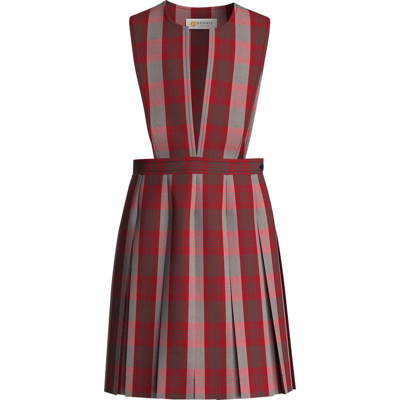 Scoop Neck Split Front Jumper|710 – Victoria Plaid|Toddler – G2 Girls  Size 2|Youth – G3 Girls  Size 3|Youth – G4 Girls  Size 4|Youth – G5 Girls  Size 5|Youth – G6 Girls  Size 6|Youth – G7 Girls  Size 7|Youth – G8 Girls  Size 8|Youth – G10 Girls  Size 10|