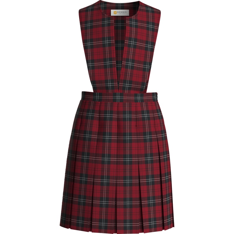 Scoop Neck Split Front Jumper|713 – Ward Plaid|Toddler – G2 Girls  Size 2|Youth – G3 Girls  Size 3|Youth – G4 Girls  Size 4|Youth – G5 Girls  Size 5|Youth – G6 Girls  Size 6|Youth – G7 Girls  Size 7|Youth – G8 Girls  Size 8|Youth – G10 Girls  Size 10|Yout