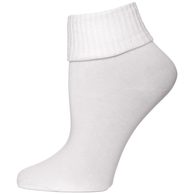 Single Cuff Socks|119 – White|Size Range – XS Extra Small|Size Range – S Small|Size Range – M Medium|Size Range – L Large