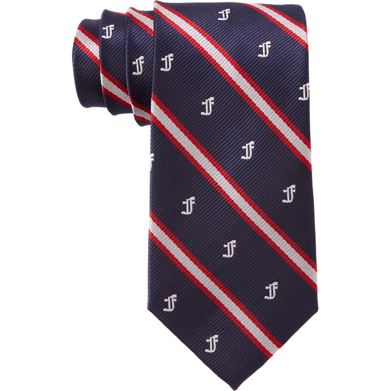 Traditional Necktie|359 – Navy with Red-White Stripes|Size Range – 44|Size Range – 48|Size Range – 54|Size Range – 57