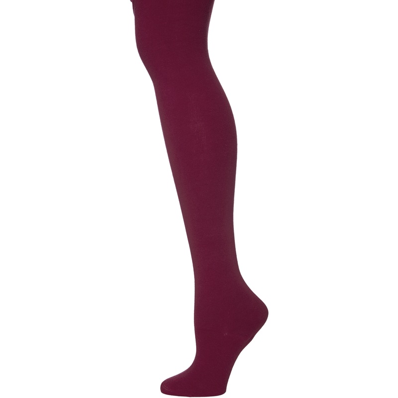 Opaque Knit Tights|128 – Burgundy|Size Range – XS Extra Small|Size Range – S Small|Size Range – M Medium|Size Range – L Large|Size Range – XL Extra Large|Size Range – 2XL Two Extra Large|Adult Unisex – PET Petite|Adult Unisex – AVG Average|Adult Unisex –