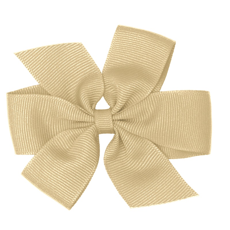 Color Clip Hair Bow|049 – Khaki