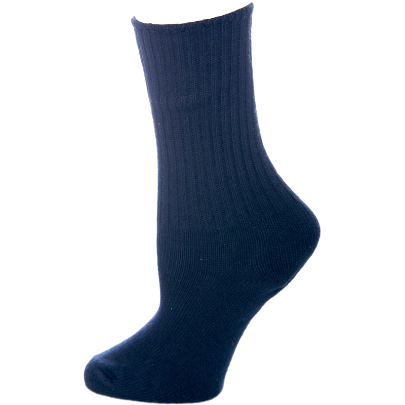 Ribbed Crew Socks|067 – Navy|Size Range – S Small|Size Range – M Medium|Size Range – L Large|Size Range – XL Extra Large