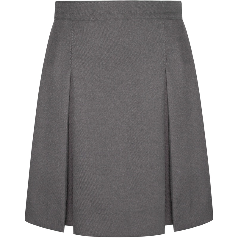 Stitched-Down Box Pleat Gala Skirt