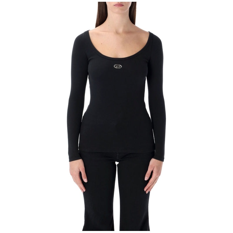 Diesel Black Long Sleeve Top|L|M|S