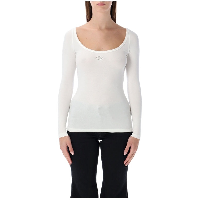 Diesel White Long Sleeve Top|L|M|S