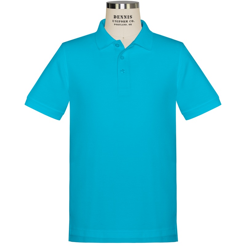Short Sleeve Piqu Polo|769 – Turquoise|Youth – YS Youth Size 7-8|Youth – YM Youth Size 10|Youth – YL Youth Size 12|Youth – YXL Youth Size 14-16|Adult Unisex – AS Adult|Adult Unisex – AM Adult|Adult Unisex – AL Adult|Adult Unisex – AXL Adult|E1X