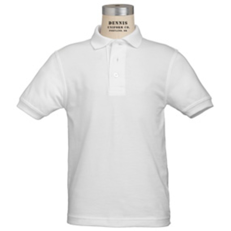 Short Sleeve Polo|119 – White|Toddler – Y2XS Toddler 3-4 – Youth 2XS|Youth – YXS Youth Size 5-6|Youth – YS Youth Size 7-8|Youth – YM Youth Size 10|Youth – YL Youth Size 12|Youth – YXL Youth Size 14-16|Adult Unisex – AS Adult|Adult Unisex – AM Adult|Adult