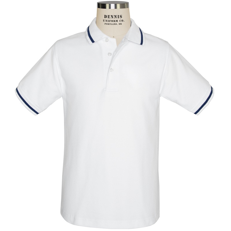 Short Sleeve Polo|119 – White|Youth – YXS Youth Size 5-6|Youth – YS Youth Size 7-8|Youth – YM Youth Size 10|Youth – YL Youth Size 12|Youth – YXL Youth Size 14-16|E2Y