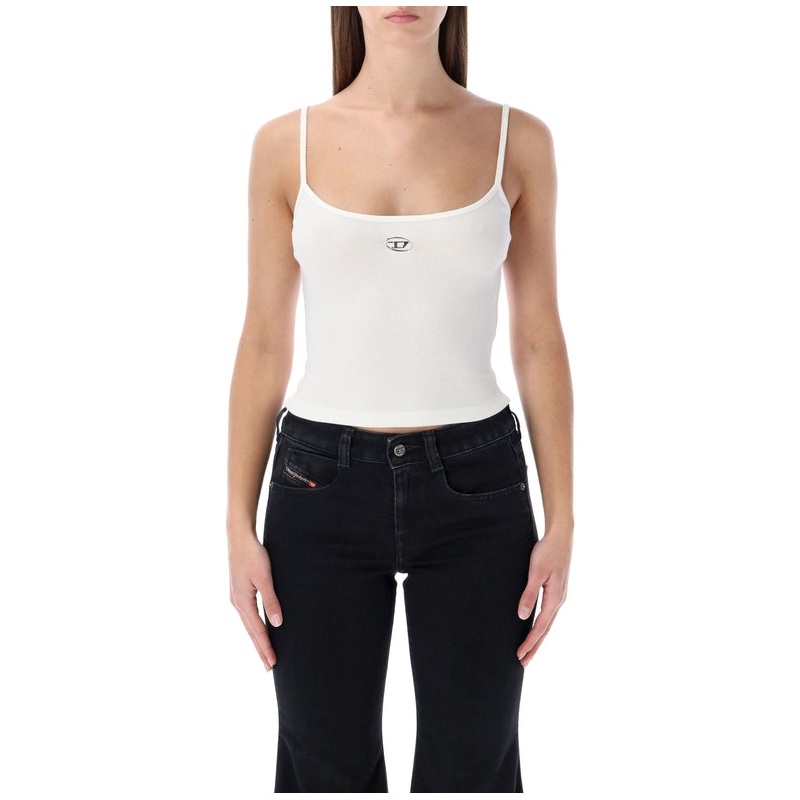 Diesel White Sleeveless Top|L|M|S