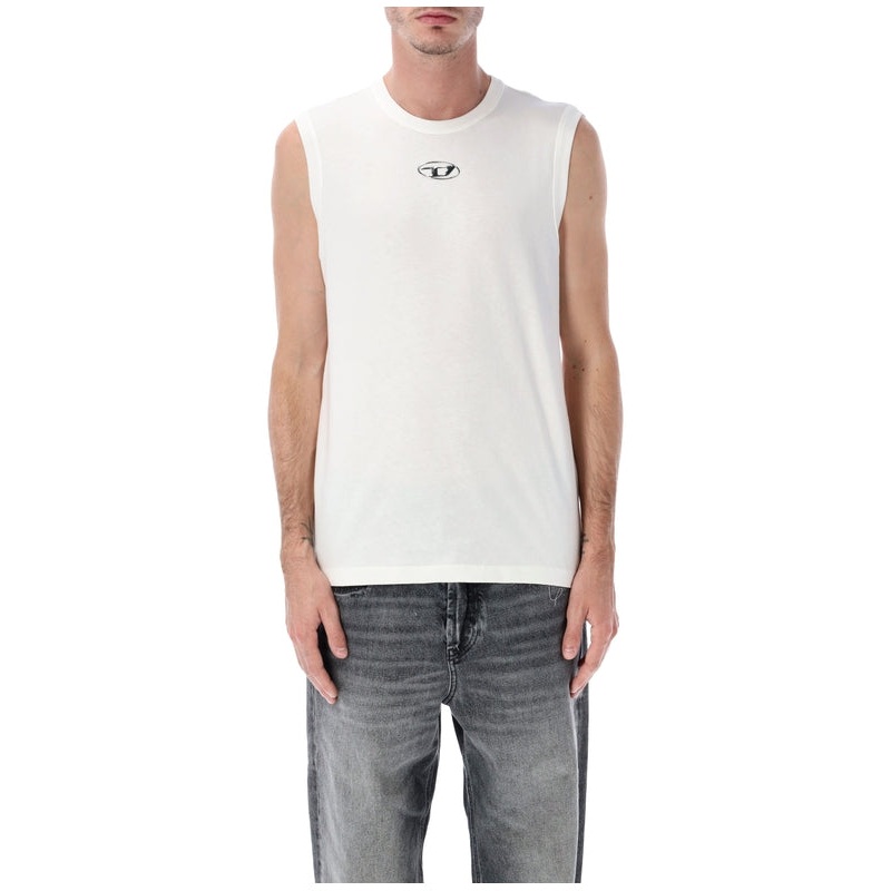 Diesel White Sleeveless Top|L|M|S|XL