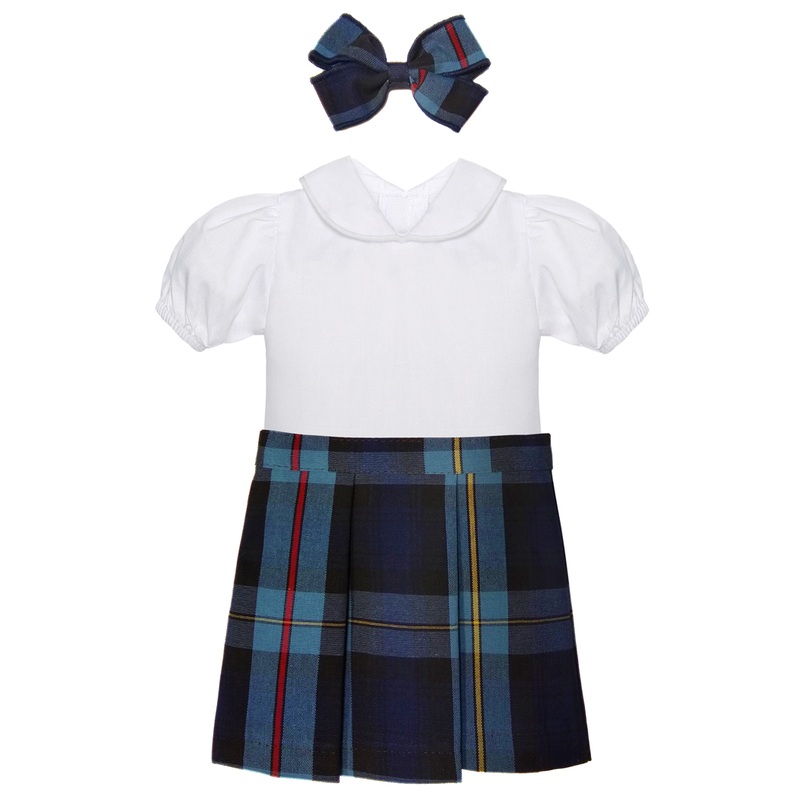 Doll Skirt and Blouse Outfit|290 – Garfield Plaid