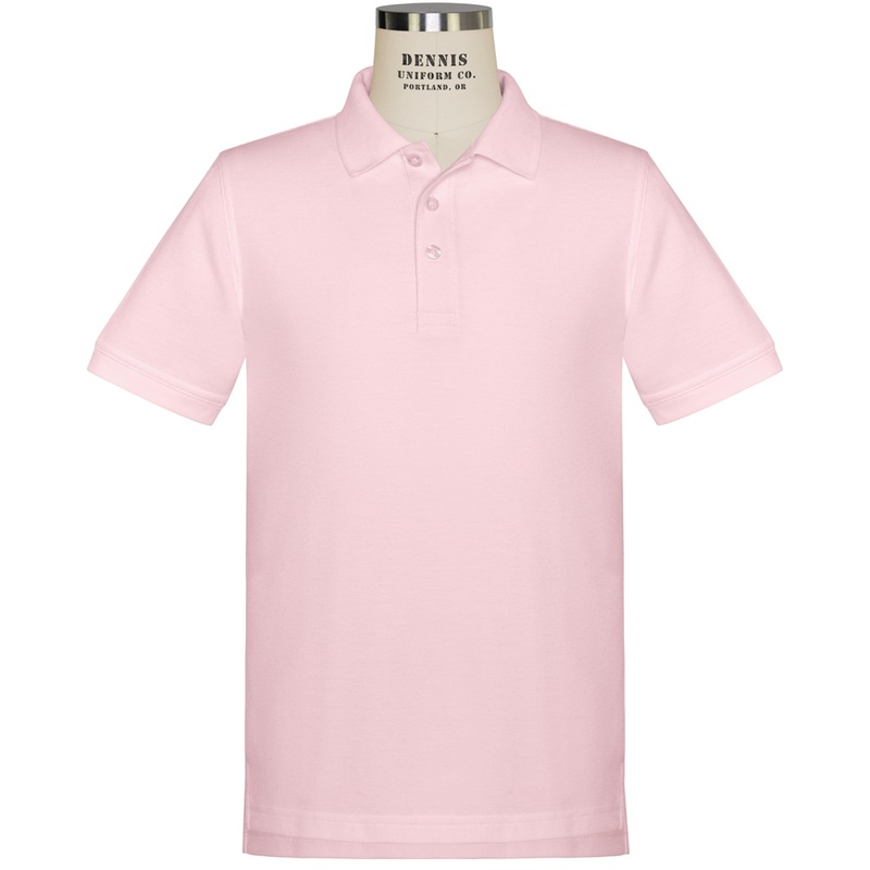 Short Sleeve Piqu Polo|771 – Light Pink|Youth – YS Youth Size 7-8|Youth – YM Youth Size 10|Youth – YL Youth Size 12|Youth – YXL Youth Size 14-16|Adult Unisex – AS Adult|Adult Unisex – AM Adult|Adult Unisex – AL Adult|Adult Unisex – AXL Adult|E1Y