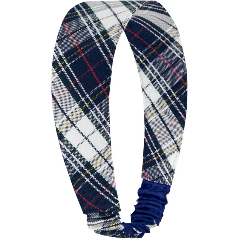 Stretch Headband|455 – Marymount Plaid