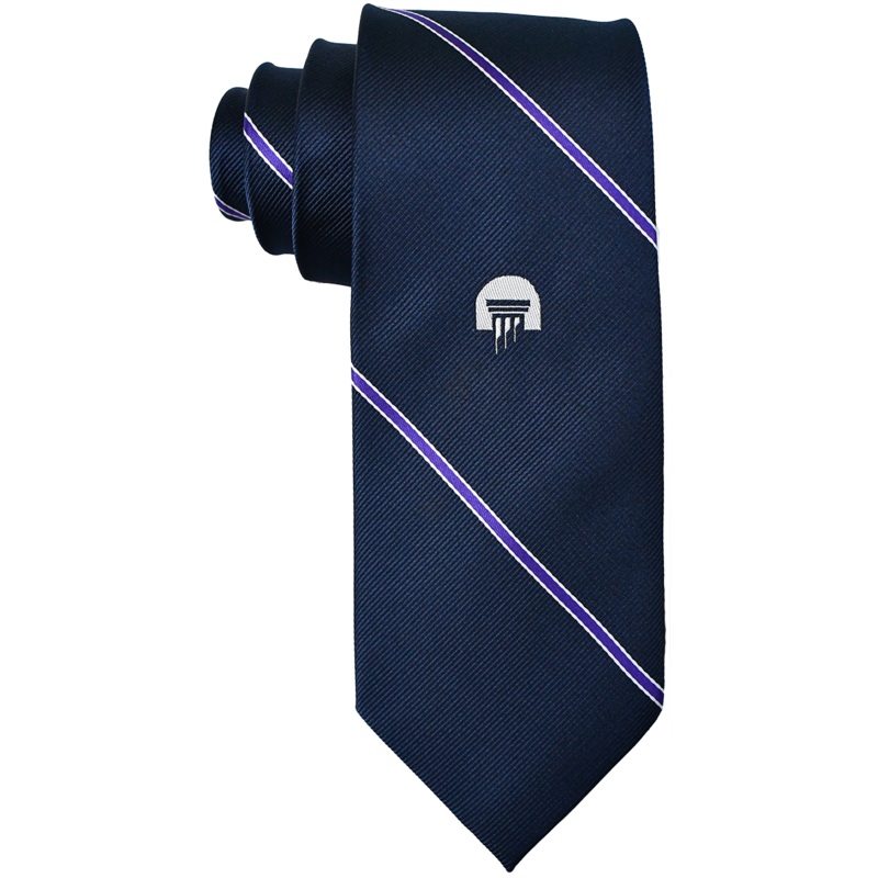 Traditional Necktie|883 – Navy-Purple|Size Range – 57