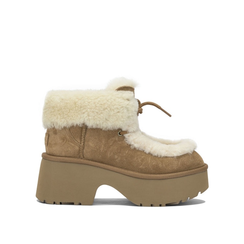 Ugg Beige Lace-Up Boots|5|6|7|8|9|US 5|US 6|US 7|US 8|US 9