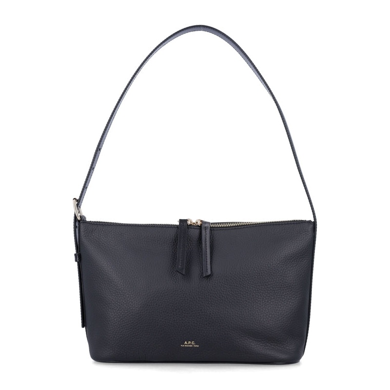 A.P.C. Black Shoulder Bag|OS