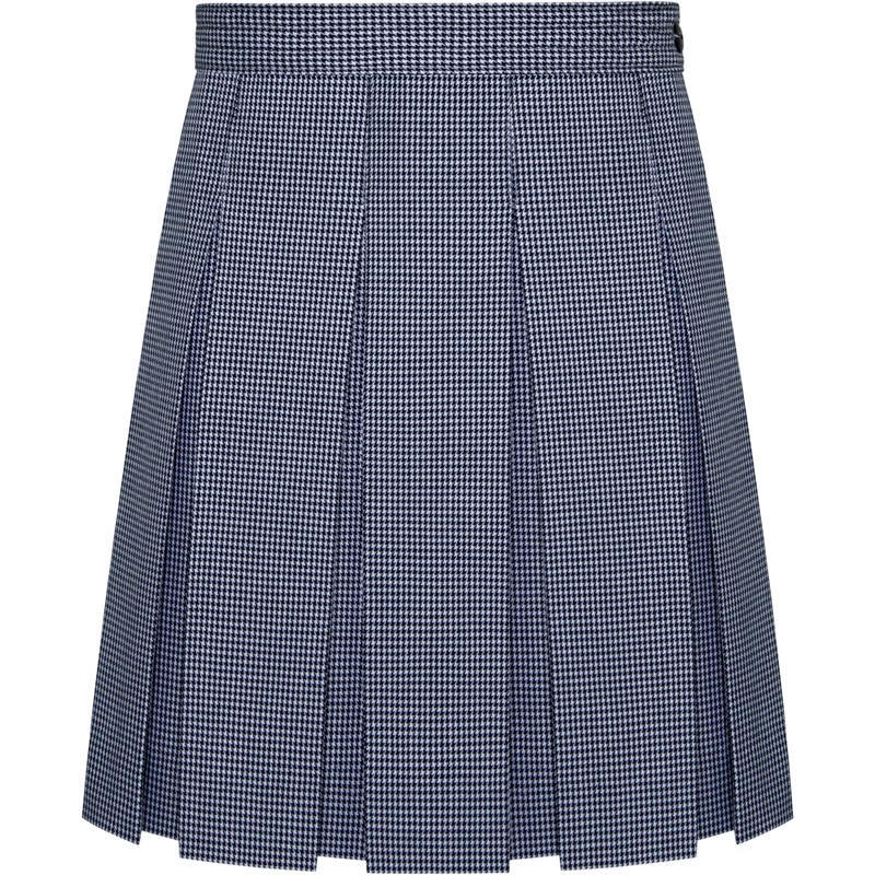 Hipstitched Box Pleat Skirt|075 – Navy and White|Youth – G3 Girls  Size 3|Youth – G4 Girls  Size 4|Youth – G5 Girls  Size 5|Youth – G6 Girls  Size 6|Youth – G7 Girls  Size 7|Youth – G8 Girls  Size 8|Youth – G10 Girls  Size 10|Youth – G12 Girls  Size 12|Yo