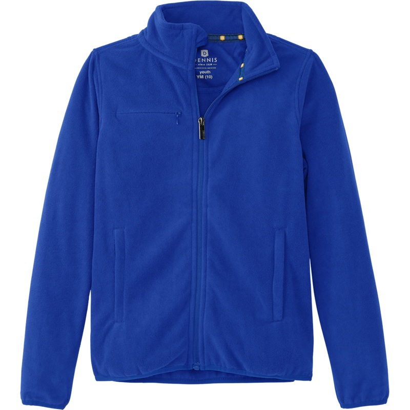 Zip-Front Microfleece Jacket|103 – Royal|Toddler – Y2XS Toddler 3-4 – Youth 2XS|Youth – YXS Youth Size 5-6|Youth – YS Youth Size 7-8|Youth – YM Youth Size 10|Youth – YL Youth Size 12|Youth – YXL Youth Size 14-16|VPS