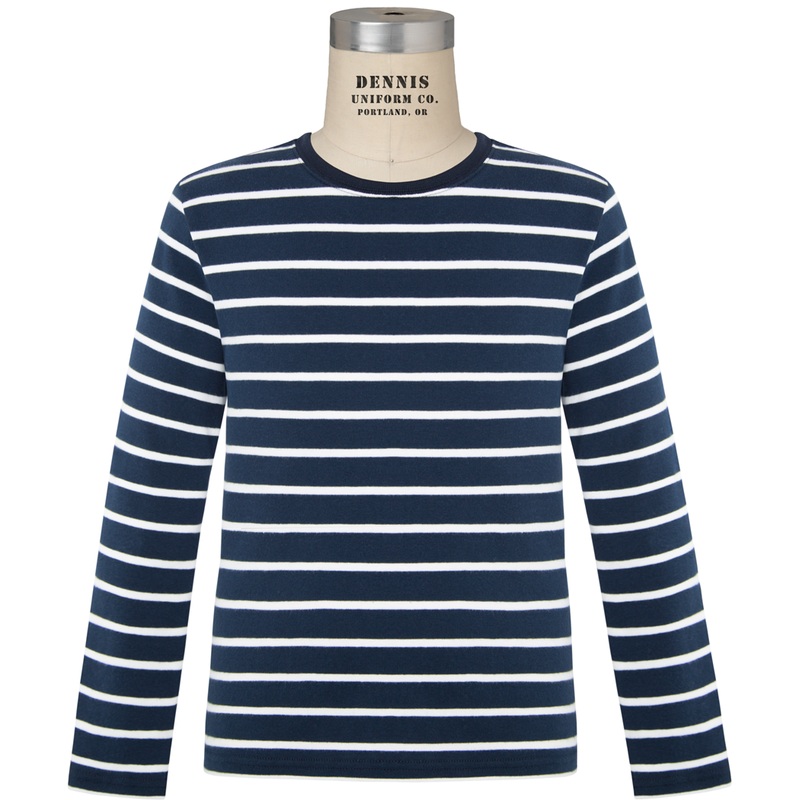 Striped Long Sleeve T-Shirt|808 – Navy-White Stripe|Toddler – Y3XS Toddler 2 – Youth 3XS|Toddler – Y2XS Toddler 3-4 – Youth 2XS|Youth – YXS Youth Size 5-6|Youth – YS Youth Size 7-8|Youth – YM Youth Size 10