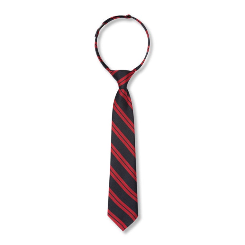 Breakaway Tie|171 – Navy with Red Pinstripe|Size Range – 11|Size Range – 14|Size Range – 18