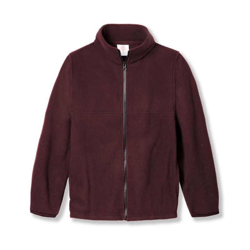 Front Zip Fleece Jacket|130 – Wine|Toddler – Y2XS Toddler 3-4 – Youth 2XS|Youth – YXS Youth Size 5-6|Youth – YS Youth Size 7-8|Youth – YM Youth Size 10|Youth – YL Youth Size 12|Youth – YXL Youth Size 14-16|I8J