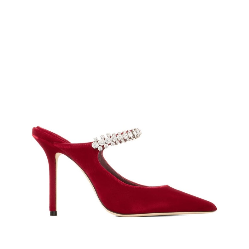 Jimmy Choo Red Sandal Heels|37|37.5|38|38.5|39|39.5|40