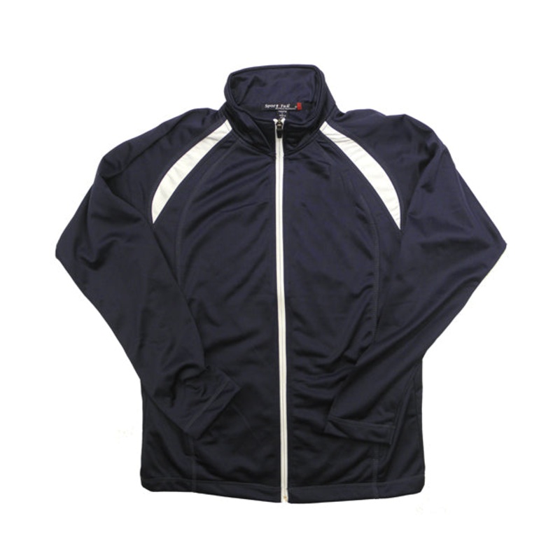 Warm-Up Jacket|808 – Navy-White Stripe|Youth – YS Youth Size 7-8|Youth – YM Youth Size 10|Youth – YL Youth Size 12|Youth – YXL Youth Size 14-16|Adult Unisex – AS Adult|Adult Unisex – AM Adult|Adult Unisex – AL Adult|Adult Unisex – AXL Adult|L41