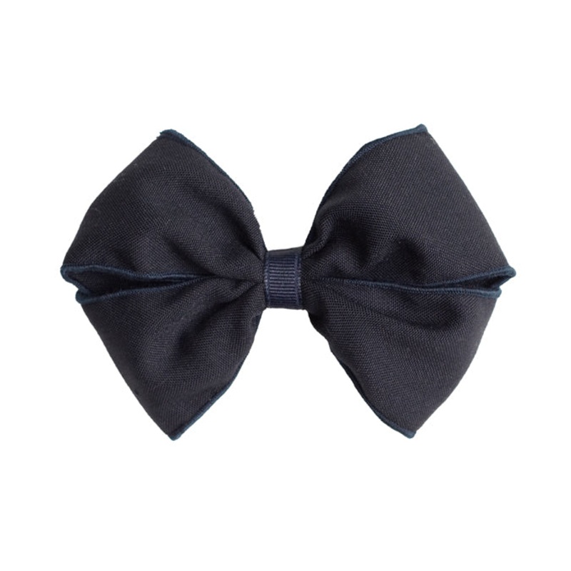 Barrette Clip Hairbow|067 – Navy