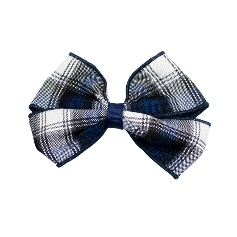Barrette Clip Hairbow|150 – AA Plaid