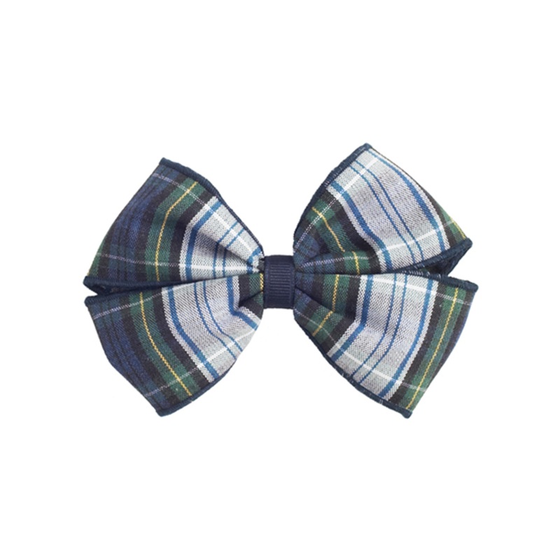 Barrette Clip Hairbow|182 – Belmont Plaid